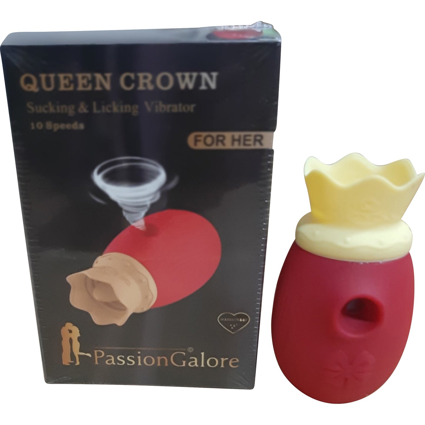 Queen Crown - Sucking & Licking - 10 Speed - RED PassionGalore