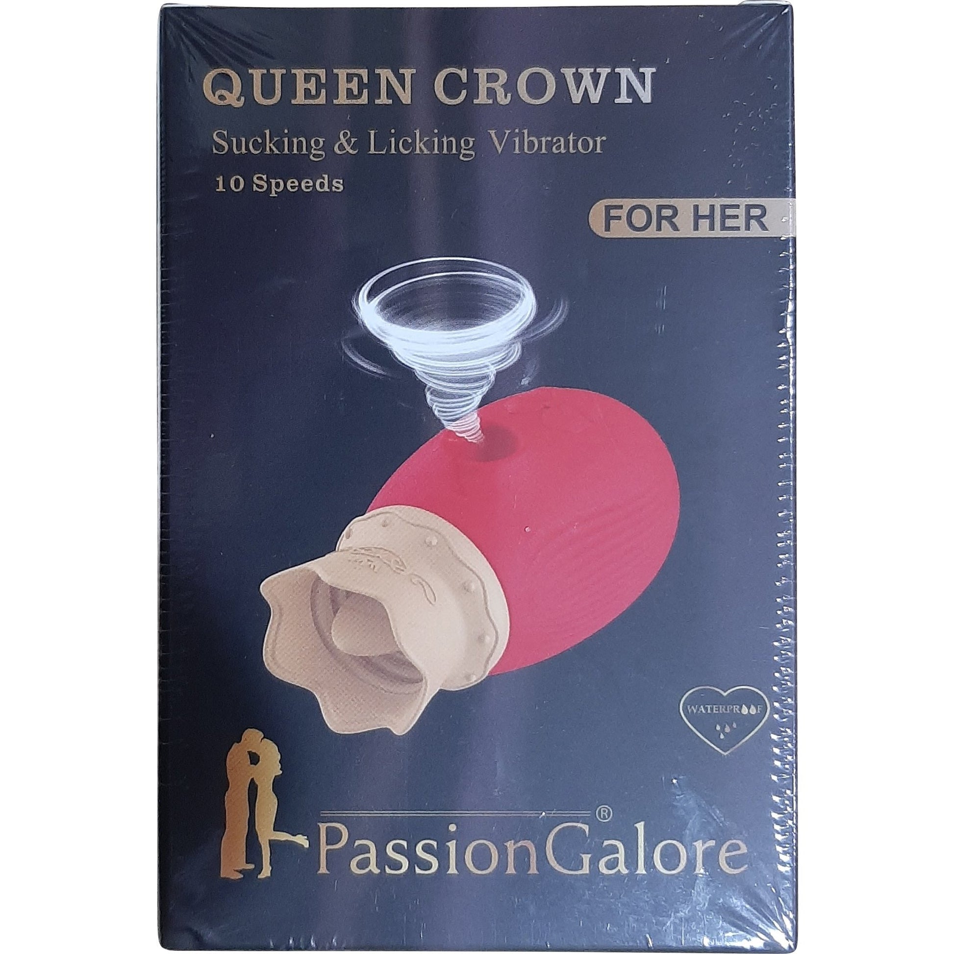 Queen Crown - Sucking & Licking - 10 Speed - RED PassionGalore