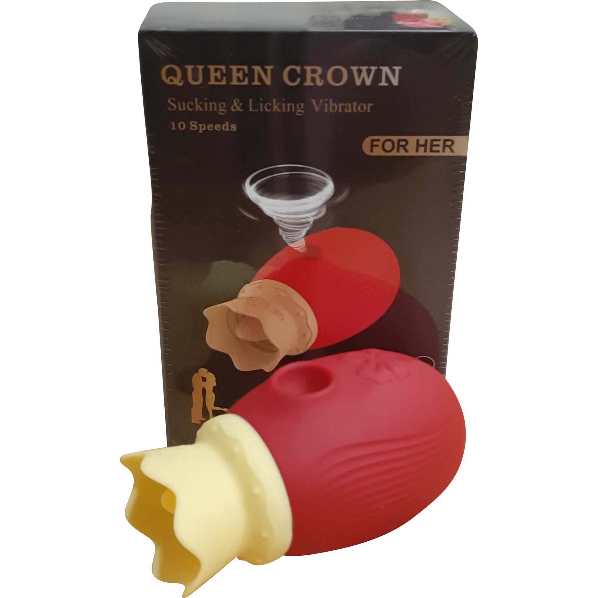 Queen Crown - Sucking & Licking - 10 Speed - RED PassionGalore